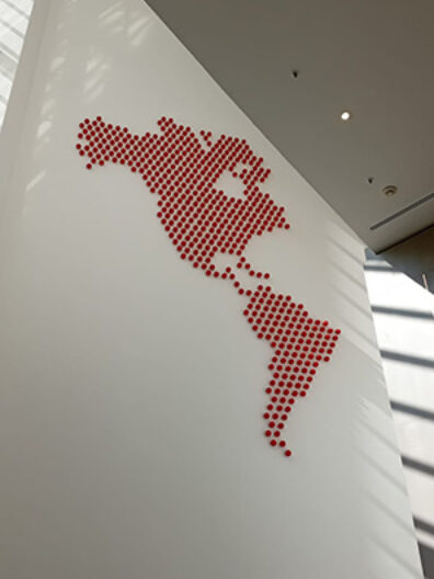 Escultura Painel | Américas